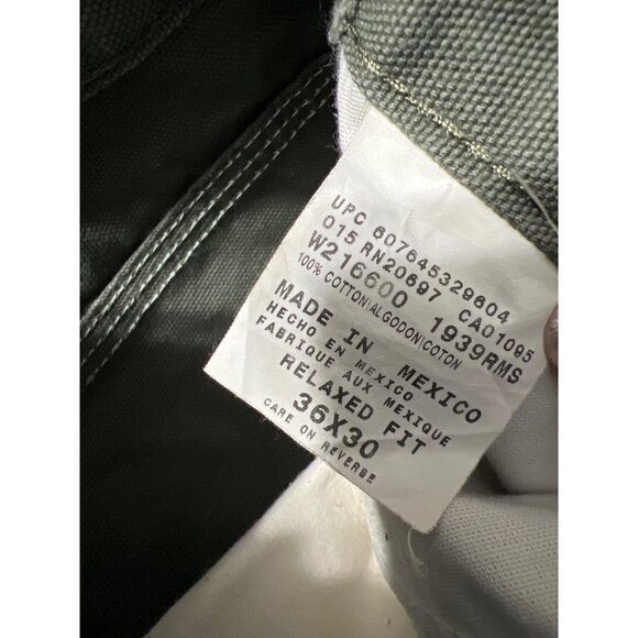 Dickies Mens Relaxed Fit Olive Green Carpenter Pants 36x30 - Picture 5 of 7